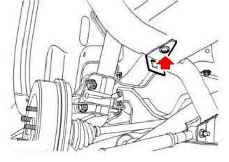 diagram of rear bumper Land Rover Freelander (1996-2006)